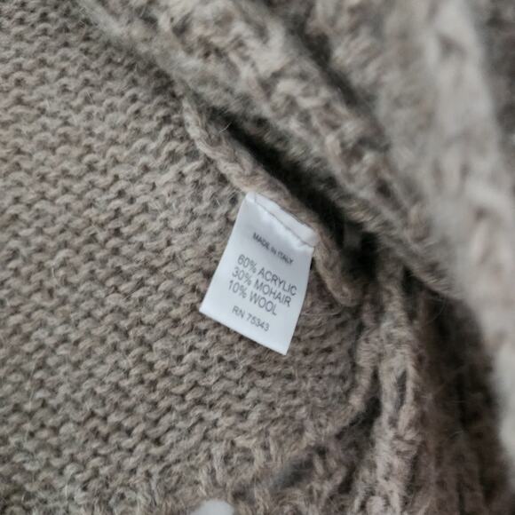 Anthropologie Elsamanda Cardigan Sweater Shawl Collar Mohair Blend Women’s S New - Picture 6 of 10
